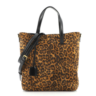 Saint Laurent Shopper Tote Printed Suede Toy