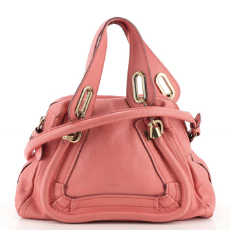 Chloe Paraty Top Handle Bag Leather Small