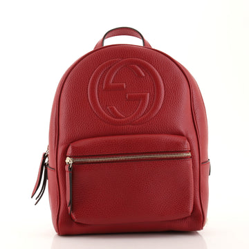 Gucci Soho Chain Backpack Leather