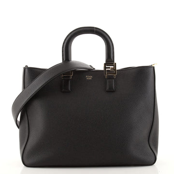 Fendi Selleria FF Handle Tote Leather Medium