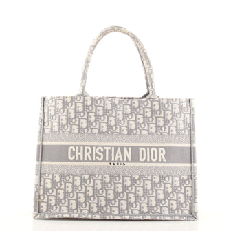 Christian Dior Book Tote Oblique Canvas Small
