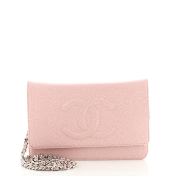 Chanel Vintage Timeless Wallet on Chain Caviar