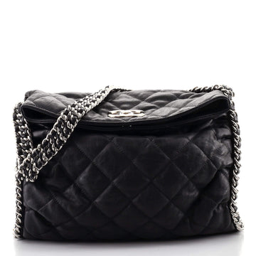 Chanel Chain Around Hobo Quilted Washed Lambskin