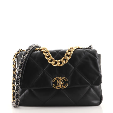 Chanel 19 Flap Bag Quilted Lambskin Large