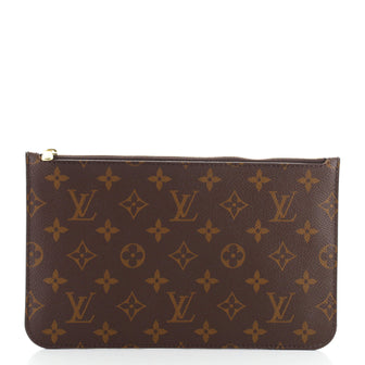 Louis Vuitton Neverfull Pochette Monogram Canvas Large