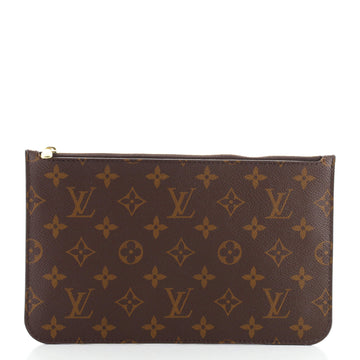 Louis Vuitton Neverfull Pochette Monogram Canvas Large