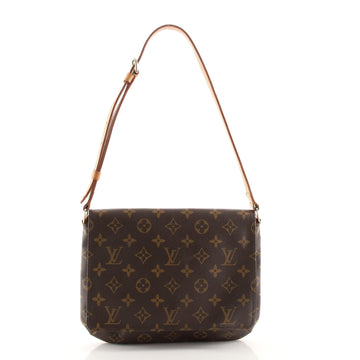 Louis Vuitton Musette Tango Handbag Monogram Canvas