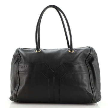 Saint Laurent Vintage Zip Satchel Leather Large