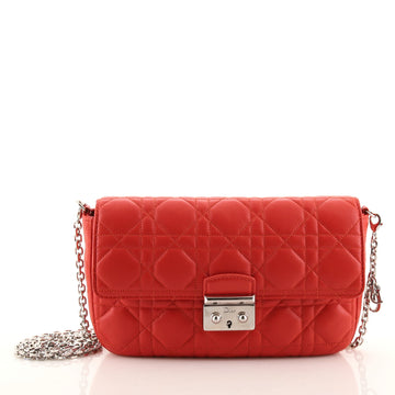 Christian Dior Miss Dior Promenade Bag Cannage Quilt Lambskin