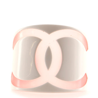 Chanel CC Cuff Bracelet Resin