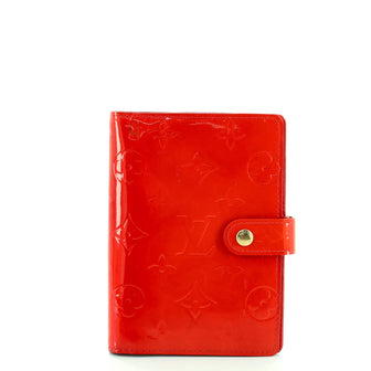 Louis Vuitton Ring Agenda Cover Monogram Vernis PM