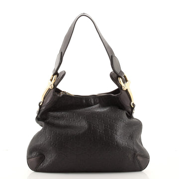 Gucci Creole Hobo Guccissima Leather Medium