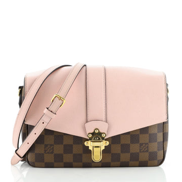 Louis Vuitton Clapton Handbag Damier and Leather PM
