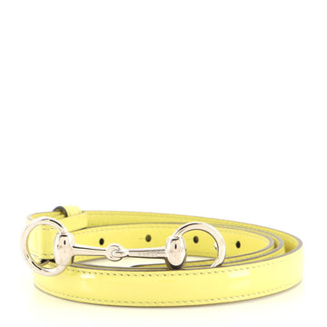 Gucci Horsebit Skinny Belt Leather Thin