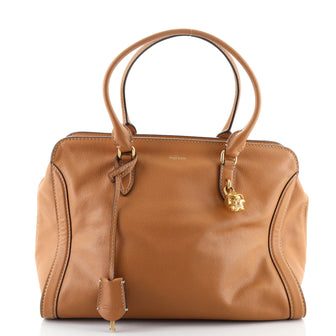 Alexander McQueen Padlock Zip Around Tote Leather Medium