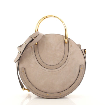 Chloe Pixie Crossbody Bag Leather and Suede Medium