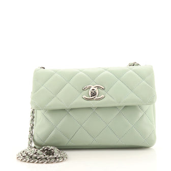 Chanel Daily Zippy Crossbody Bag Quilted Lambskin Small