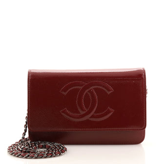 Chanel Timeless Wallet on Chain Glazed Caviar