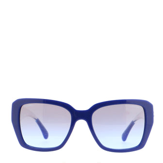Chanel CC Clear Square Sunglasses Acetate