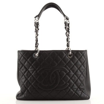 Chanel Grand Shopping Tote Quilted Caviar