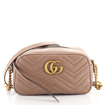 Gucci GG Marmont Shoulder Bag Matelasse Leather Small