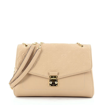 Louis Vuitton Saint Germain Handbag Monogram Empreinte Leather MM
