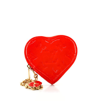 Louis Vuitton Heart Coin Purse Monogram Vernis