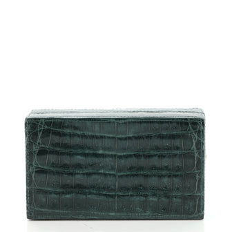 Nancy Gonzalez Box Clutch Crocodile Small