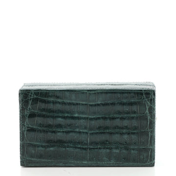 Nancy Gonzalez Box Clutch Crocodile Small
