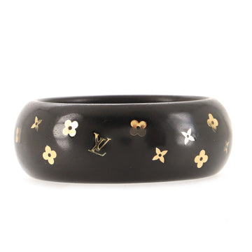 Louis Vuitton Sylvania Bangle Bracelet Wood with Metal GM