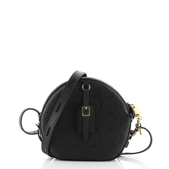 Louis Vuitton Boite Chapeau Souple Bag Monogram Empreinte Leather MM