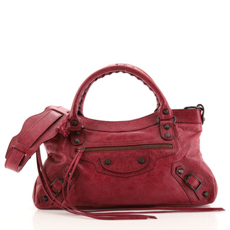 Balenciaga First Classic Studs Bag Leather