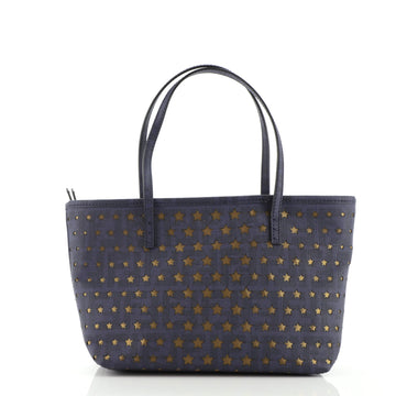Fendi Roll Tote Perforated Zucca Canvas Small