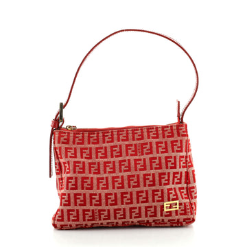 Fendi Pochette Shoulder Bag Zucchino Canvas Small