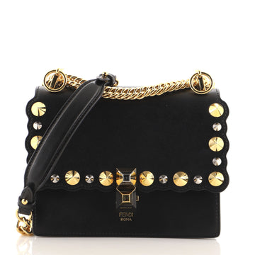 Fendi Kan I Bag Studded Leather Small