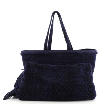 Chanel Reversible CC Tote Terry Cloth and Quilted Nylon Medium