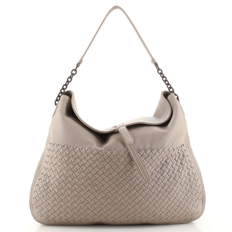 Bottega Veneta Flap-Top Hobo Intrecciato Nappa