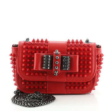 Christian Louboutin Sweet Charity Crossbody Bag Spiked Leather Baby