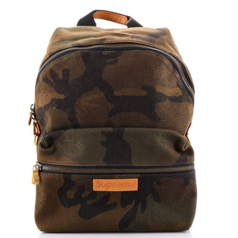 Louis Vuitton Apollo Backpack Limited Edition Supreme Camouflage Canvas