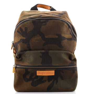 Louis Vuitton Apollo Backpack Limited Edition Supreme Camouflage Canvas