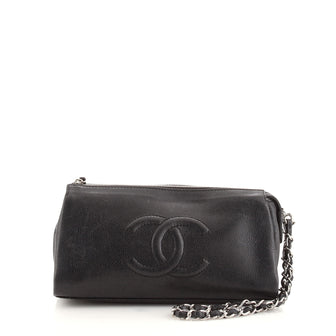 Chanel Vintage Timeless Chain Pochette Caviar Medium