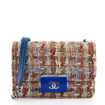 Chanel Beauty Lock Flap Bag Quilted Tweed Mini