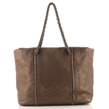 Chanel Luxe Ligne Zip Top Tote Calfskin Medium