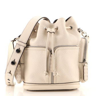 Fendi Selleria Mon Tresor Bucket Bag Leather Small