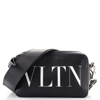 Valentino VLTN Zip Crossbody Bag Printed Leather