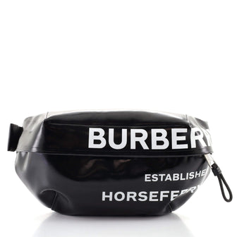 Burberry Bum Bag Horseferry Print Coated Canvas Medium