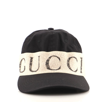 Gucci Baseball Cap Canvas and Terry Cloth