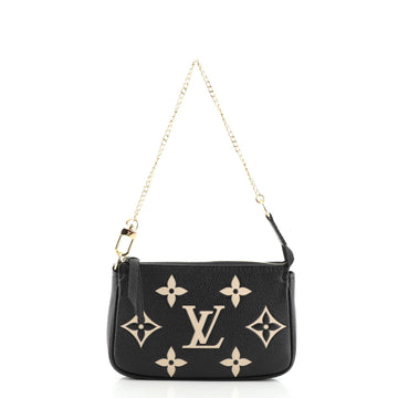 Louis Vuitton Pochette Accessoires Bicolor Monogram Empreinte Giant Mini