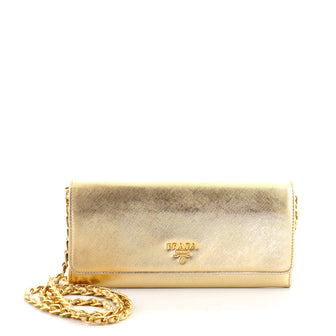 Prada Wallet on Chain Saffiano Leather