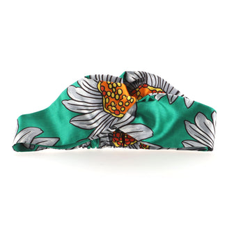 Gucci Headband Floral Print Silk
